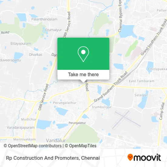 Rp Construction And Promoters map
