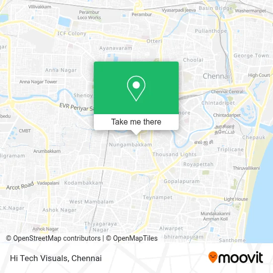 Hi Tech Visuals map