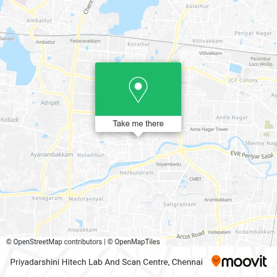 Priyadarshini Hitech Lab And Scan Centre map