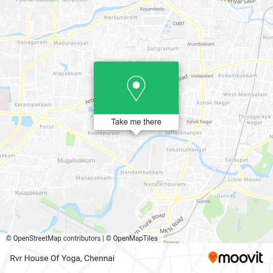 Rvr House Of Yoga map