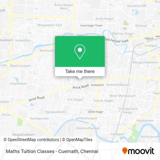 Maths Tuition Classes - Cuemath map