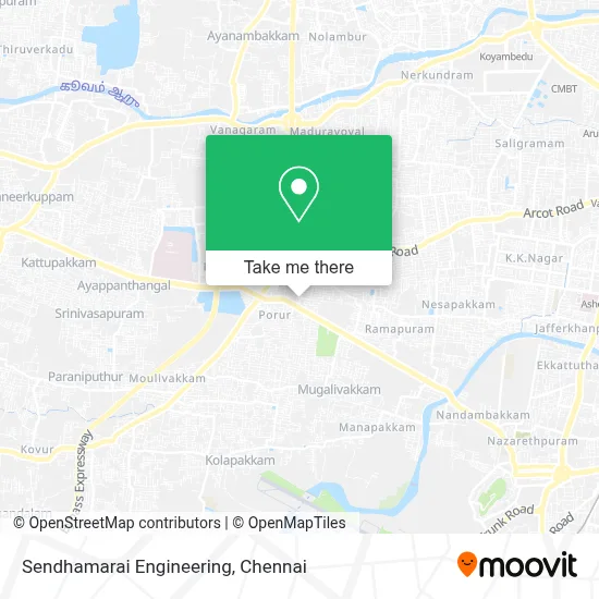 Sendhamarai Engineering map