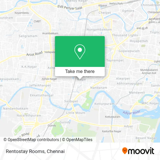 Rentostay Rooms map