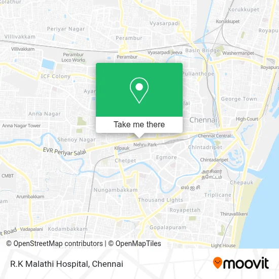 R.K Malathi Hospital map