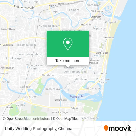 Unity Wedding Photography map