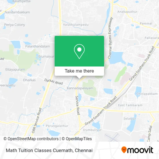 Math Tuition Classes Cuemath map