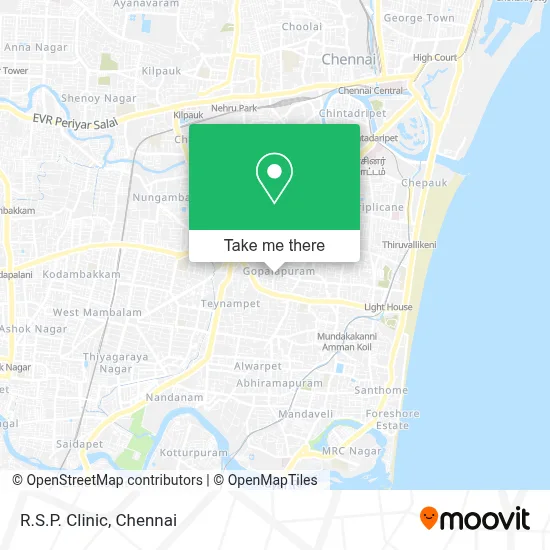 R.S.P. Clinic map