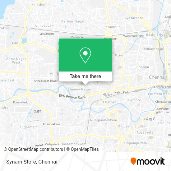 Synam Store map
