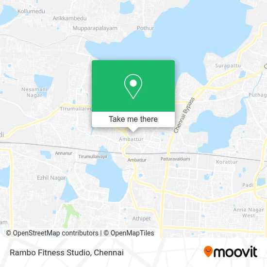 Rambo Fitness Studio map