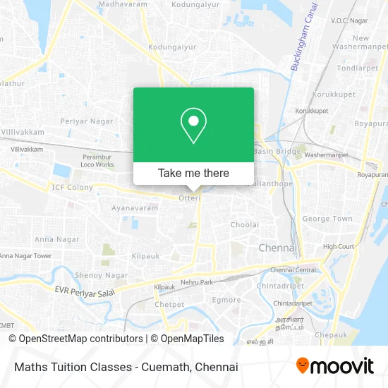 Maths Tuition Classes - Cuemath map