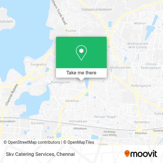 Skv Catering Services map