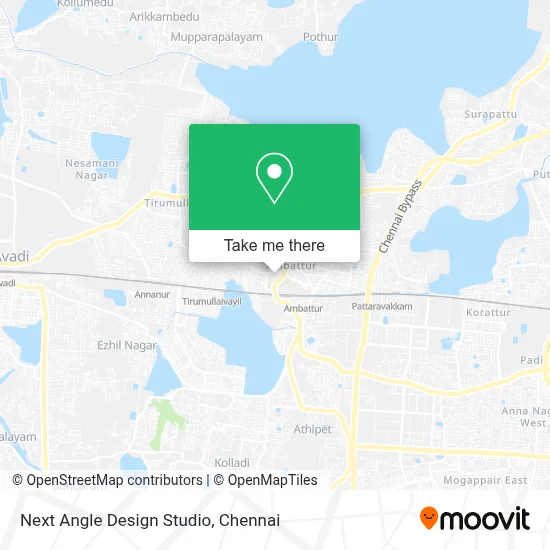 Next Angle Design Studio map