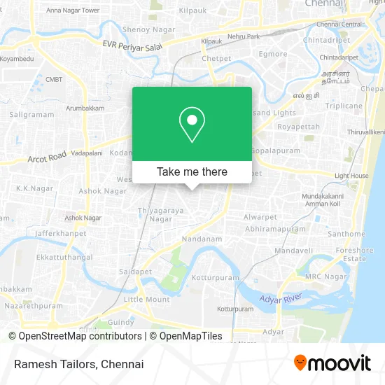 Ramesh Tailors map