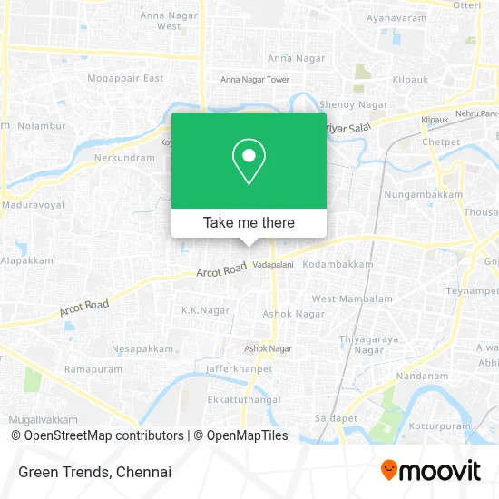 Green Trends map