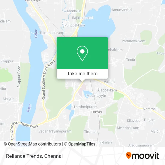 Reliance Trends map