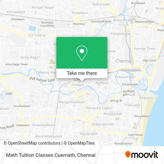 Math Tuition Classes Cuemath map