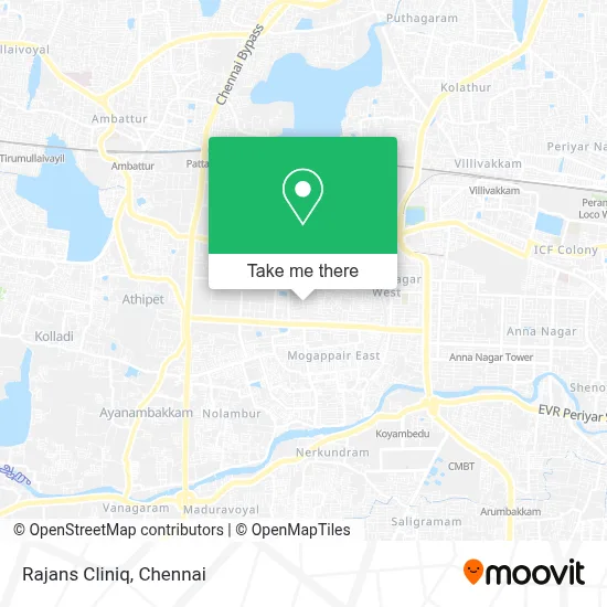 Rajans Cliniq map