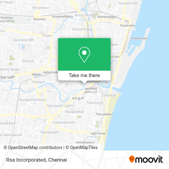Rsa Incorporated map
