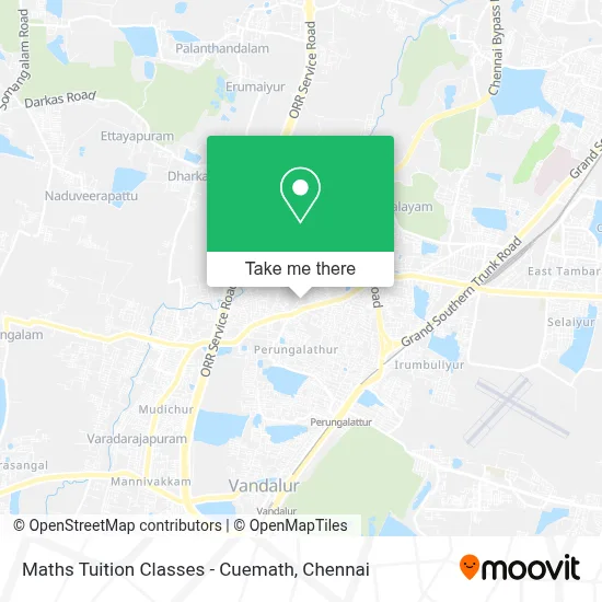 Maths Tuition Classes - Cuemath map