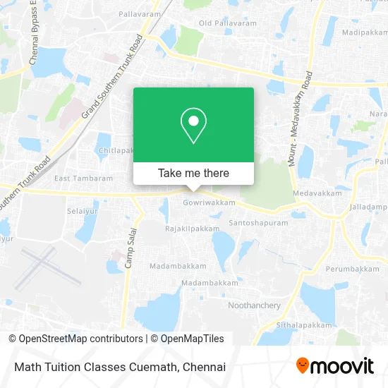 Math Tuition Classes Cuemath map