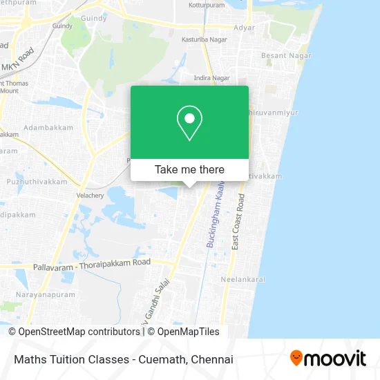 Maths Tuition Classes - Cuemath map