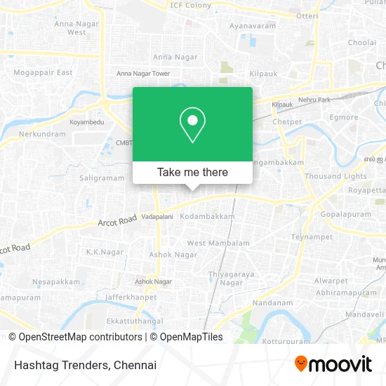 Hashtag Trenders map