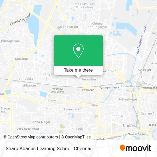 Sharp Abacus Learning School map