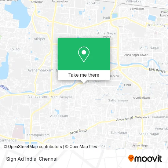 Sign Ad India map
