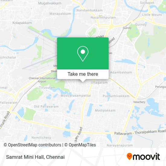 Samrat Mini Hall map