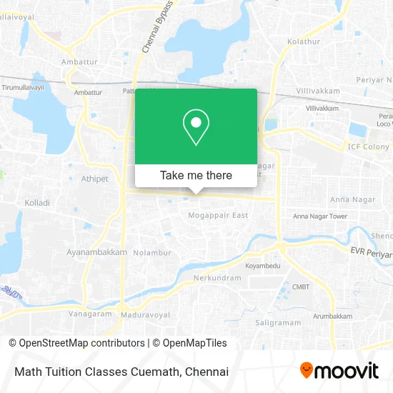 Math Tuition Classes Cuemath map