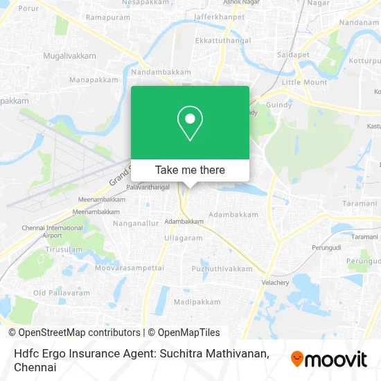 Hdfc Ergo Insurance Agent: Suchitra Mathivanan map