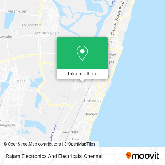 Rajam Electronics And Electricals map