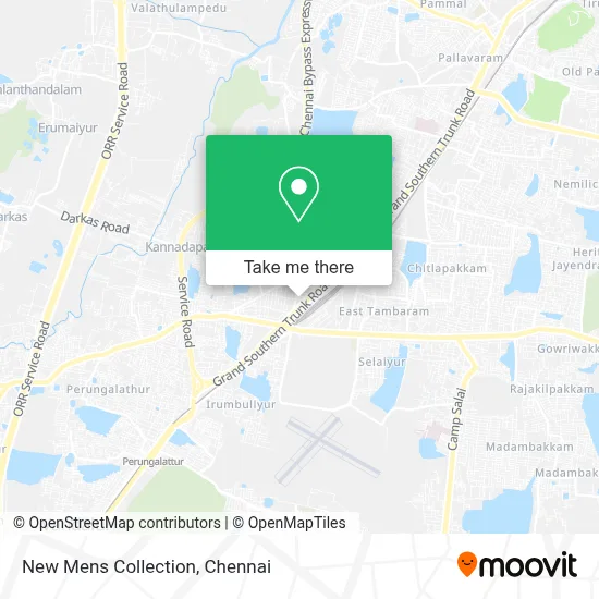 New Mens Collection map