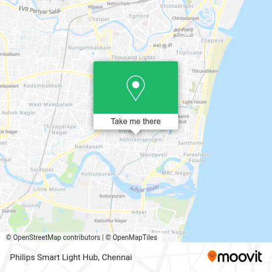 Philips Smart Light Hub map