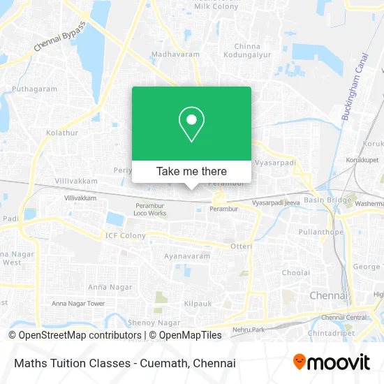 Maths Tuition Classes - Cuemath map