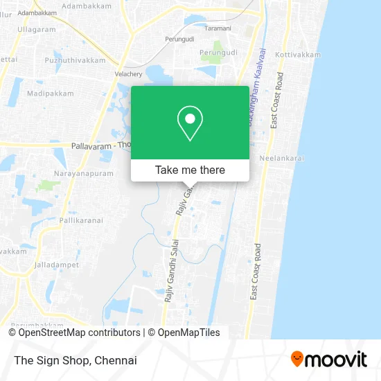 The Sign Shop map