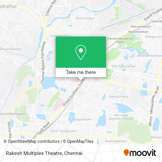 Rakesh Multiplex Theatre map