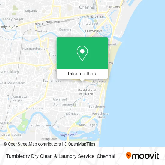 Tumbledry Dry Clean & Laundry Service map