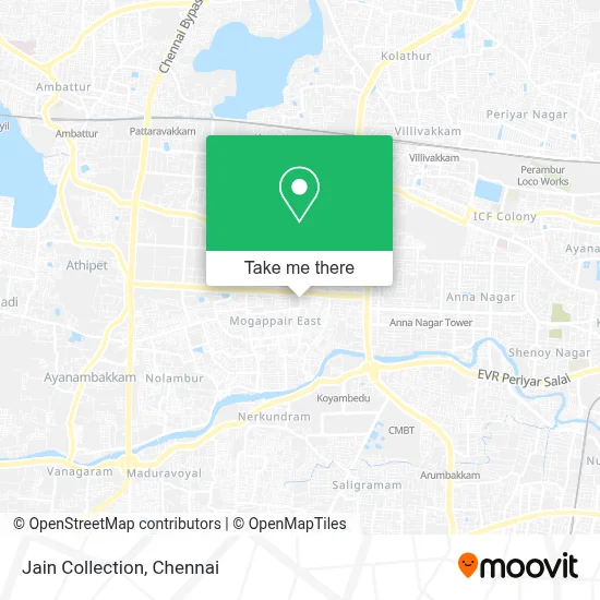 Jain Collection map