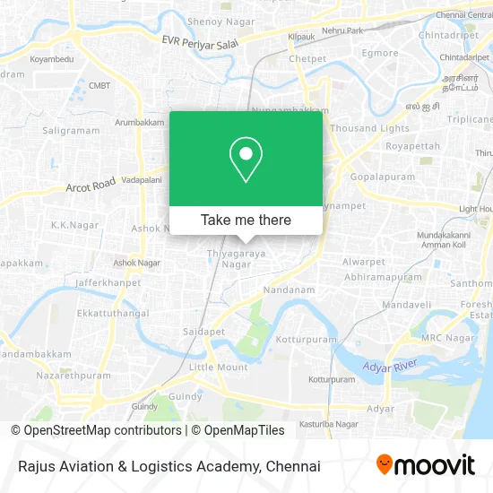 Rajus Aviation & Logistics  Academy map