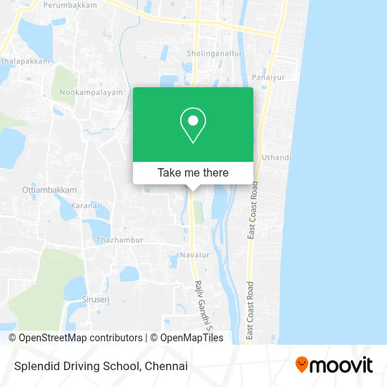 Splendid Driving School map