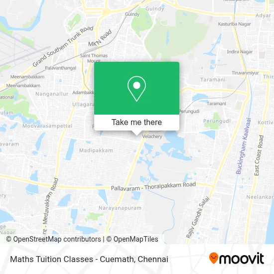 Maths Tuition Classes - Cuemath map