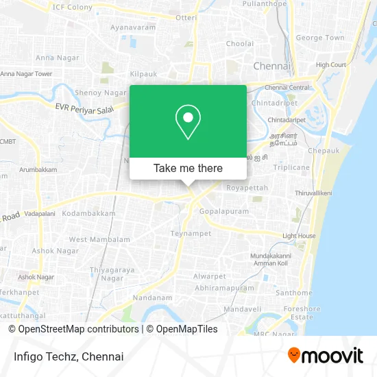 Infigo Techz map