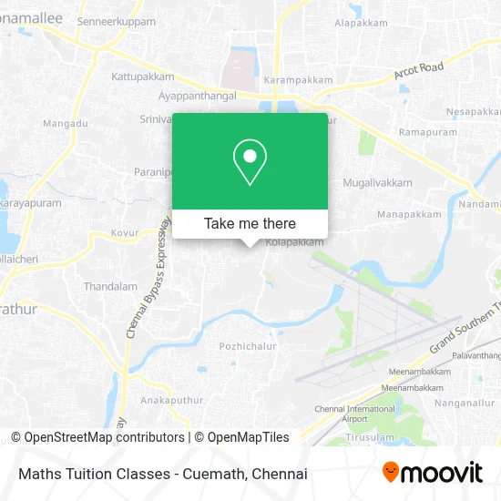 Maths Tuition Classes - Cuemath map
