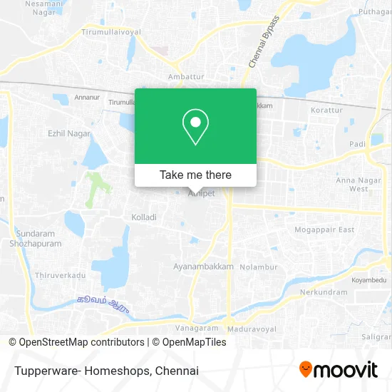 Tupperware- Homeshops map