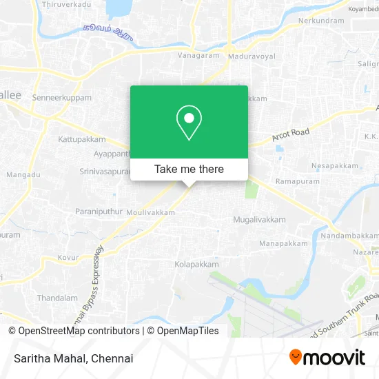 Saritha Mahal map