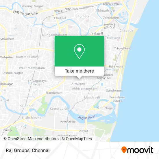 Raj Groups map