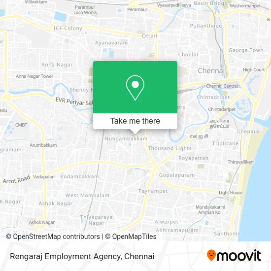 Rengaraj Employment Agency map