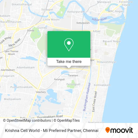 Krishna Cell World - Mi Preferred Partner map