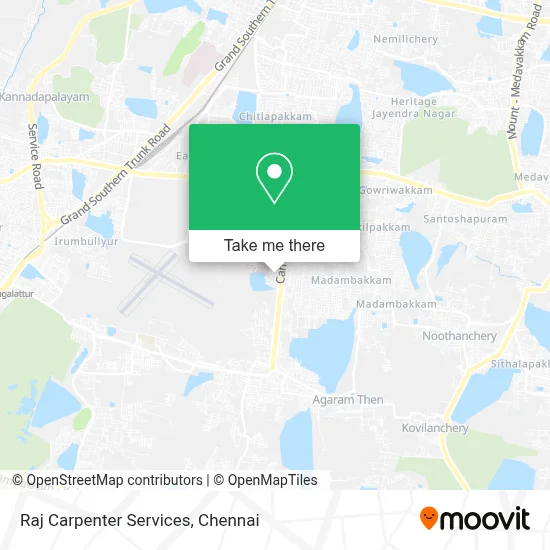 Raj Carpenter Services map